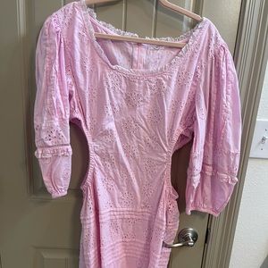 Tularosa Pink mini dress with cutouts